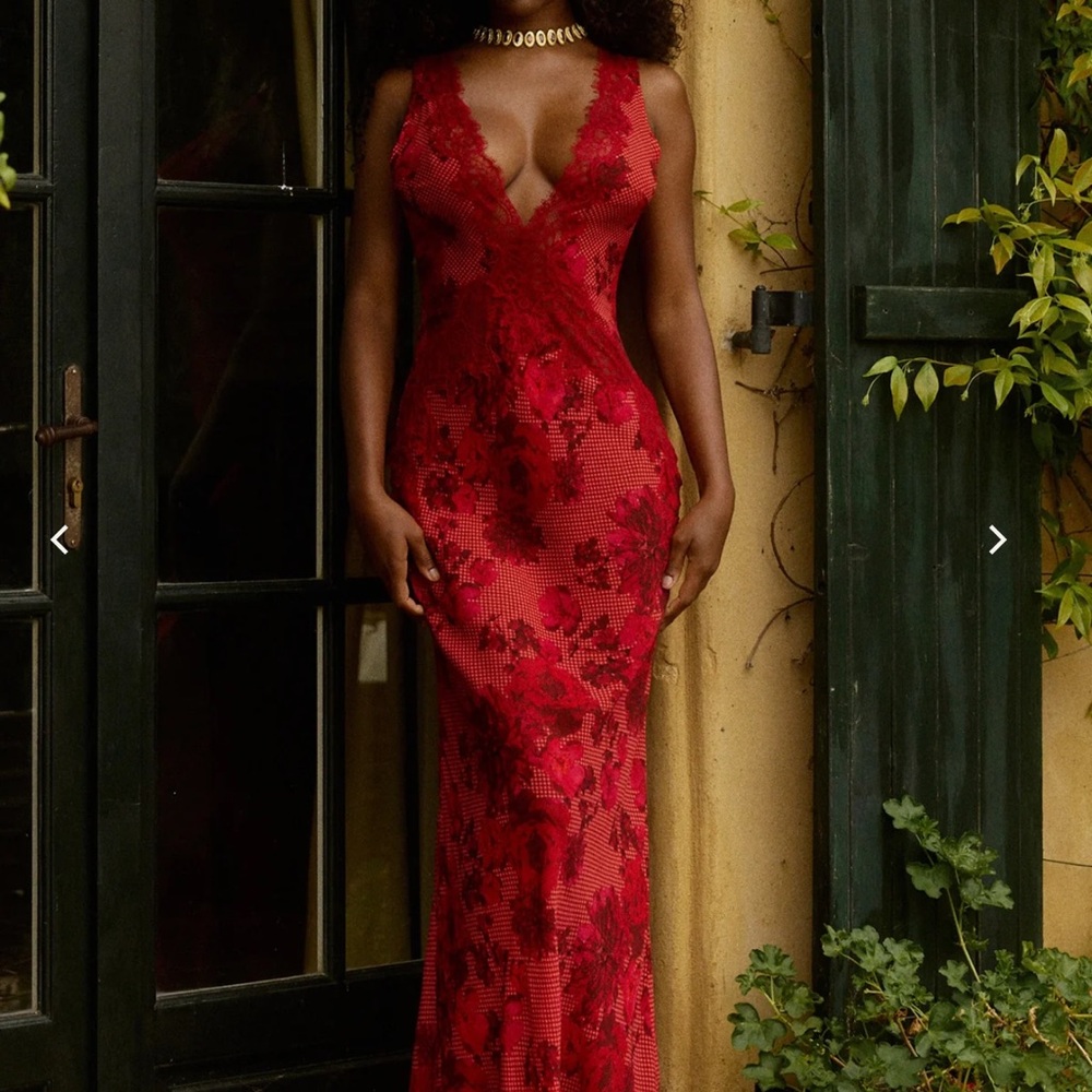 red bydee dress